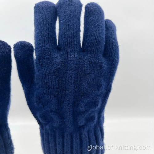 Winter Men'S Knit Gloves Custom-made knitted gloves for men Supplier